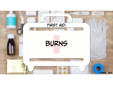 First Aid: Burns