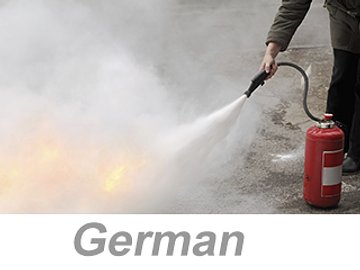 Fire Extinguisher Safety Awareness (German) Sicherer Umgang mit Feuerlöschern