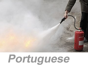 Fire Extinguisher Safety Awareness (Portuguese) Conscientização sobre segurança de extintor de incêndio