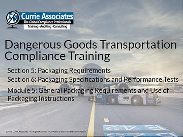 IATA 67 Module 5: Packaging