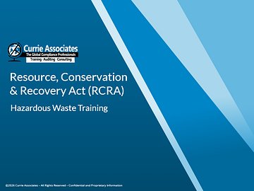 DOT Hazardous Materials (49 CFR) and RCRA Hazardous Waste (2026)