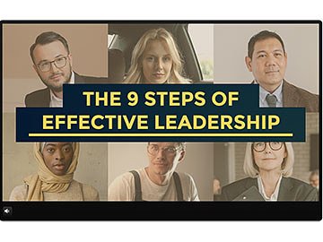 The 9 Steps Of Effective Leadership