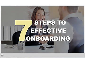 7 Steps to Effective Onboarding