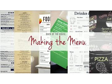 Back of the House: 02. Making the Menu
